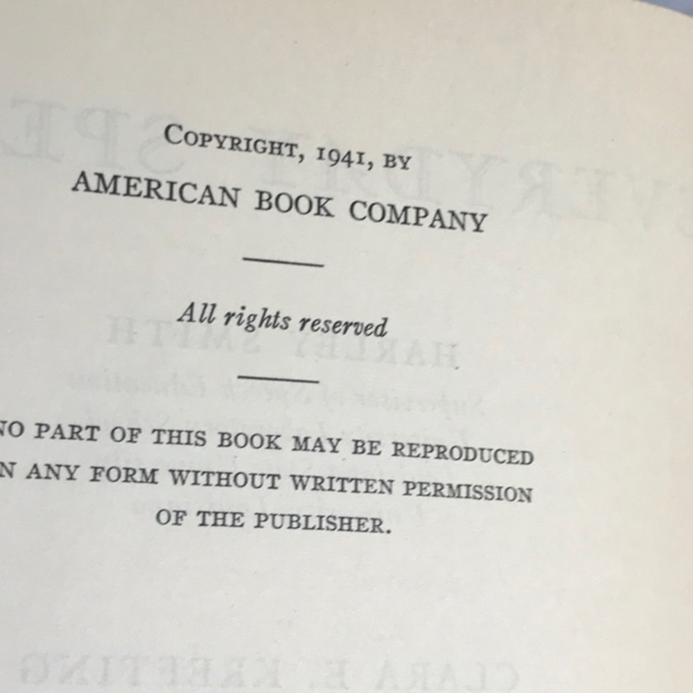 3 vintage from the 1940s Speech books hardcover Speech for all Your Speech - Picture 5 of 11